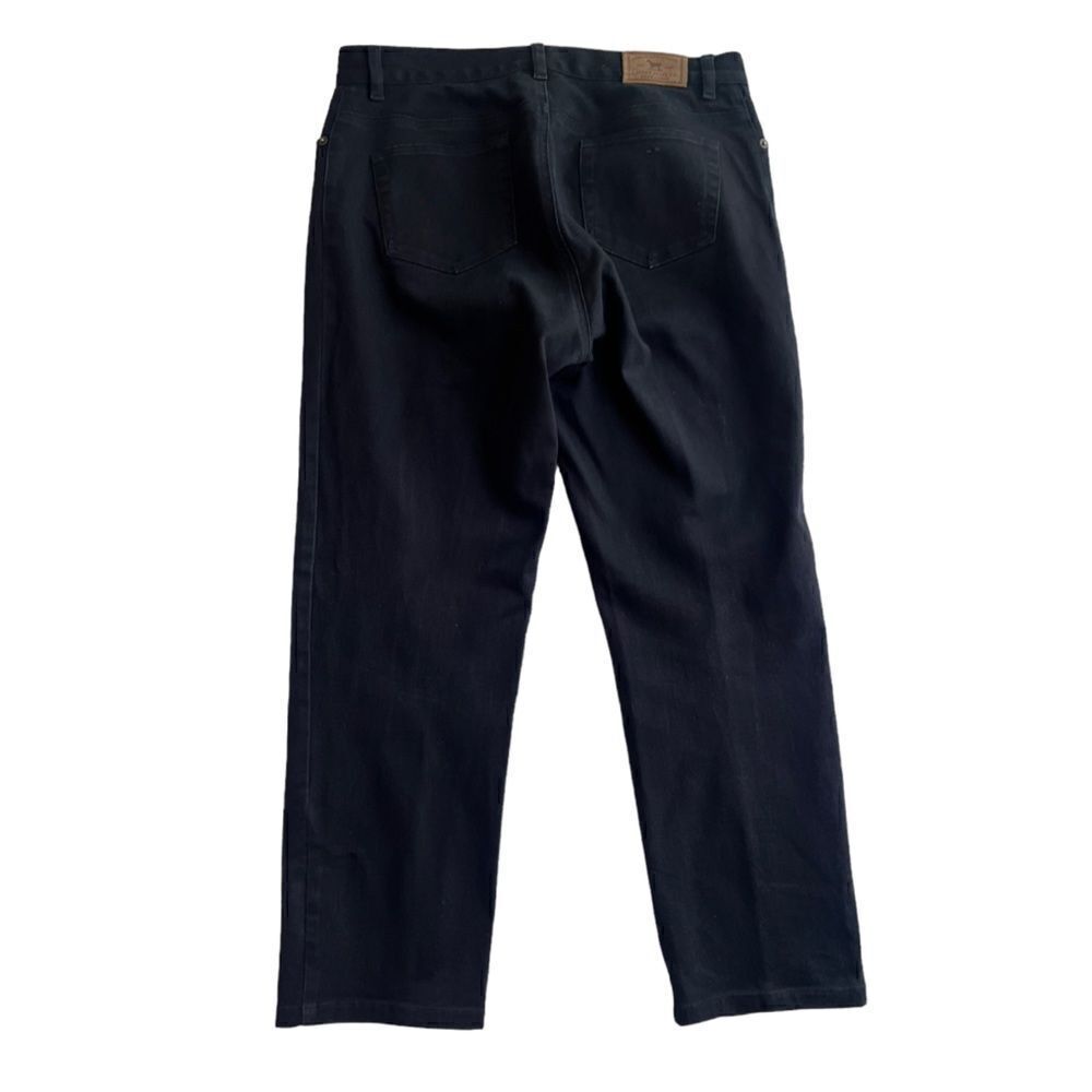 Lauren Ralph Lauren Jeans Co. Black Classic Straight Leg Mid Rise Jeans 12